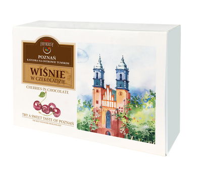 Poznań wiśnia w czekoladzie 125g